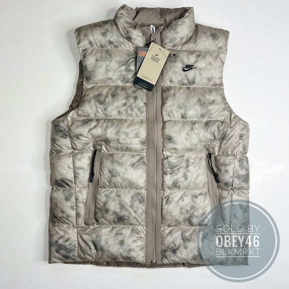 Nike Other - Nike Tech Pack Therma-Fit Gray Bubble Puffer Vest DN2817-087 Mens Size S